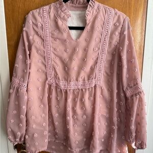 Elegant Pink Women's Top